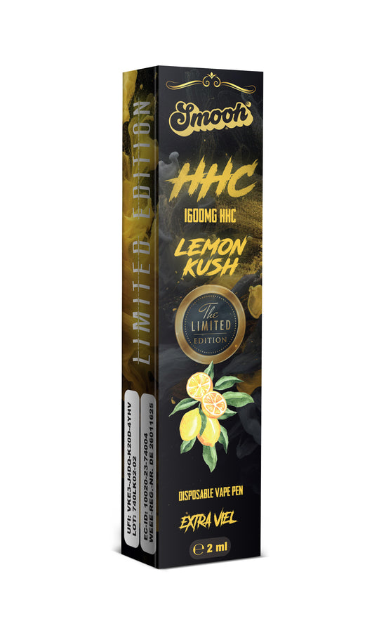 SMOOH HHC Disposable Vape | Lemon Kush | Limited Edition | 2 ml | 1600mg HHC